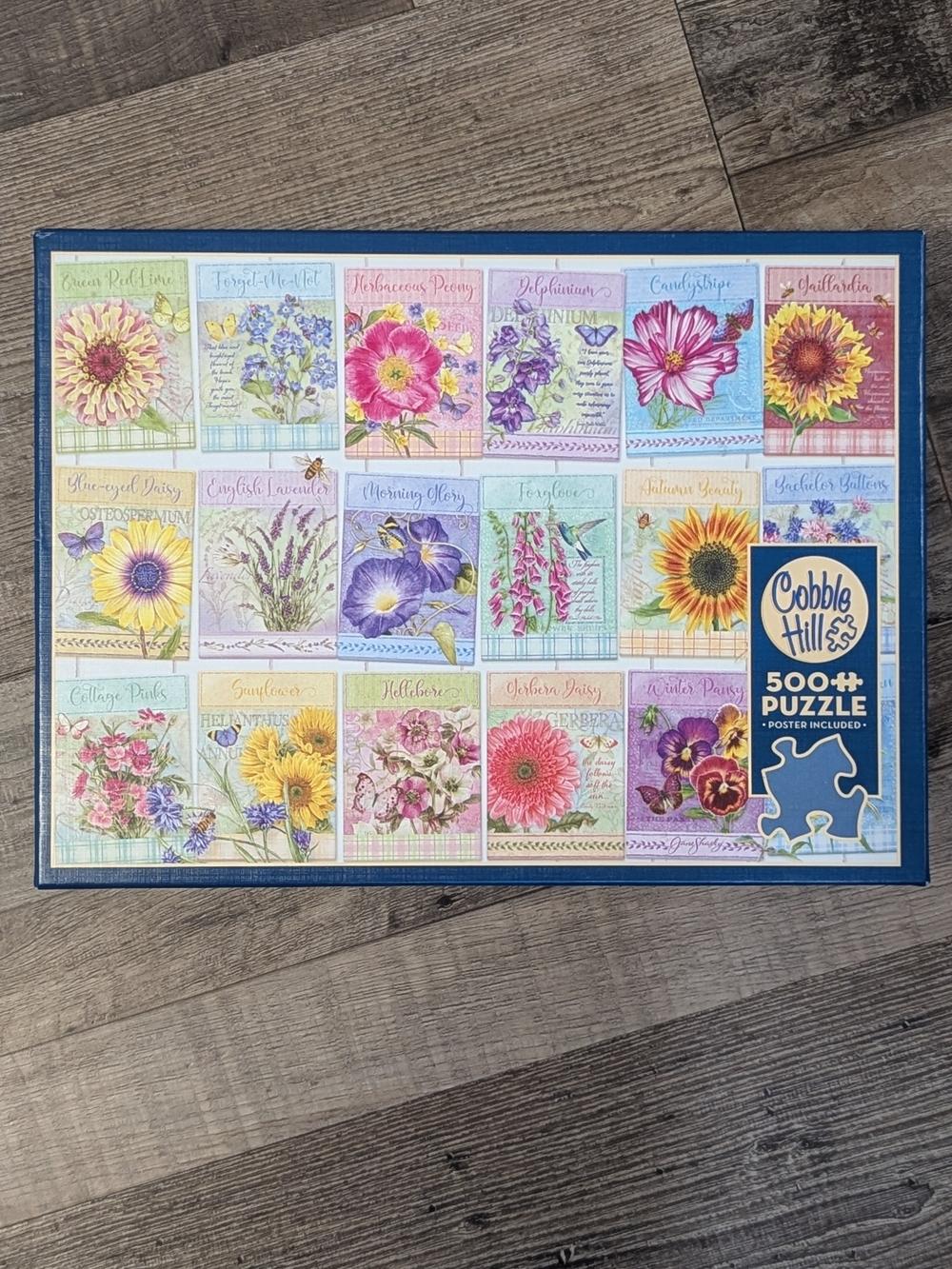 Cobble Hill "Seed Packets" 500-Piece Jigsaw Puzzle